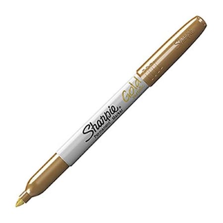 Sanford Gold Permanent Marker, Fine Tip 1823887
